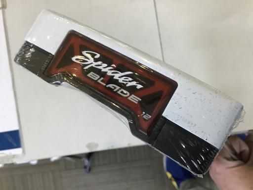 テーラーメイド Spider BLADE 12 34インチ パター PT スチール フレックスその他 メンズ 男性用 右利き 右用 Bランク ゴルフクラブ