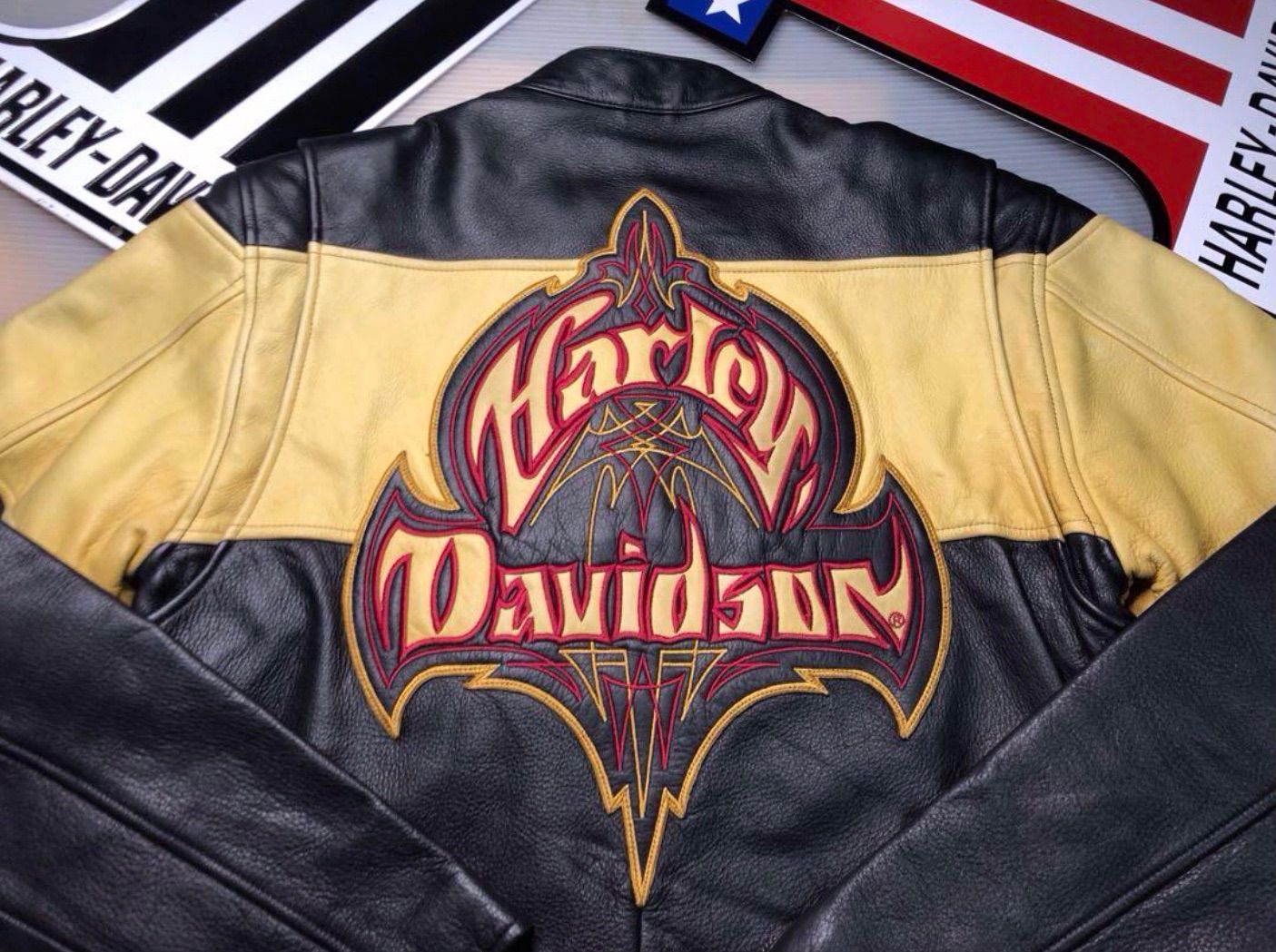 HARLEY DAVIDSON ハーレーダビッドソン ☆立体刺繍！ハーレー