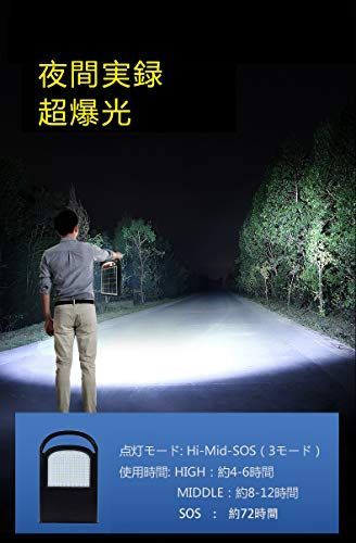 ブラック Right Lighting独占販売LED 投光器100w 充電式 ソーラー