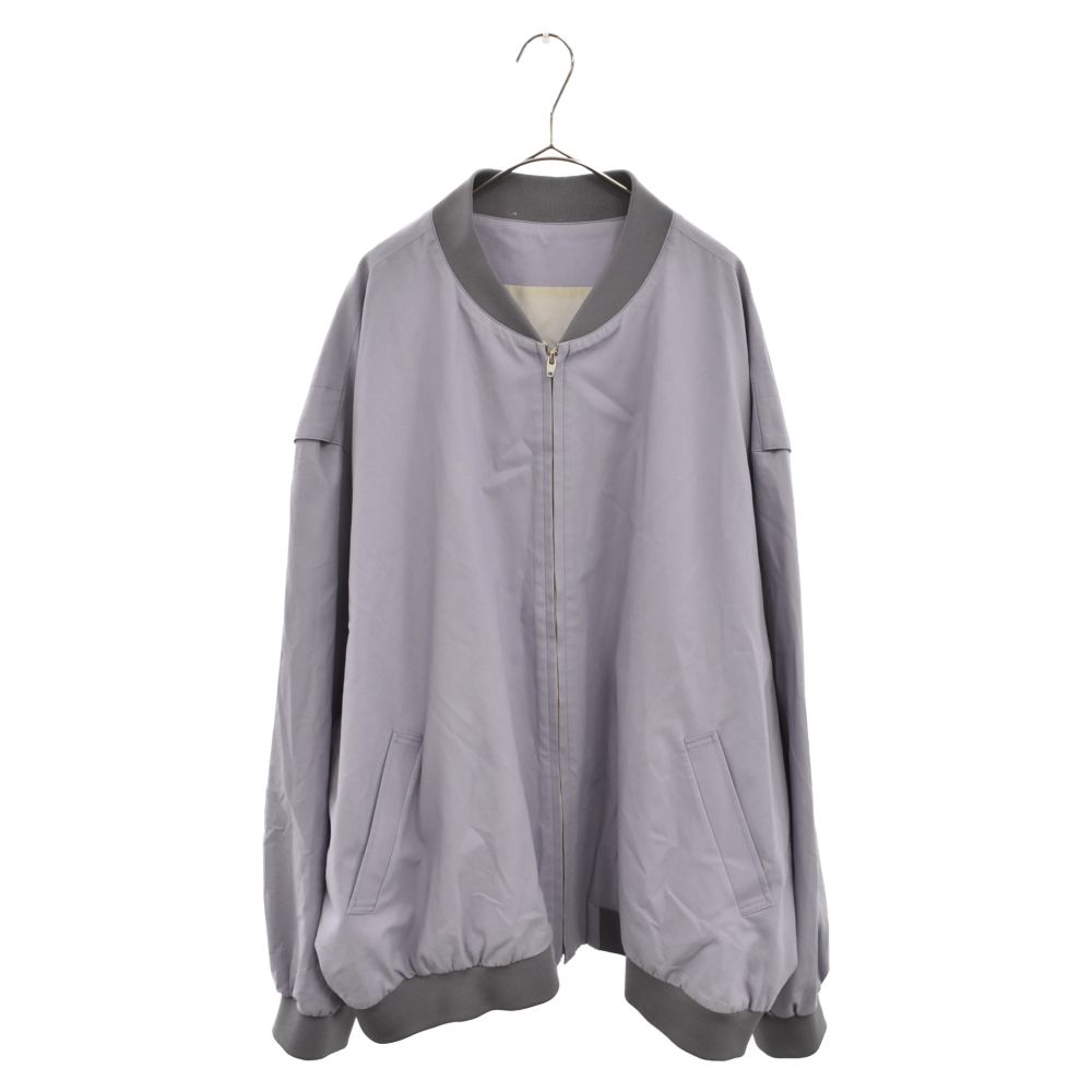 URU (ウル) 22SS OVERSIZED ZIP UP BLOUSON オーバーサイズ ジップアップ ブルゾン パープル 22SNC01