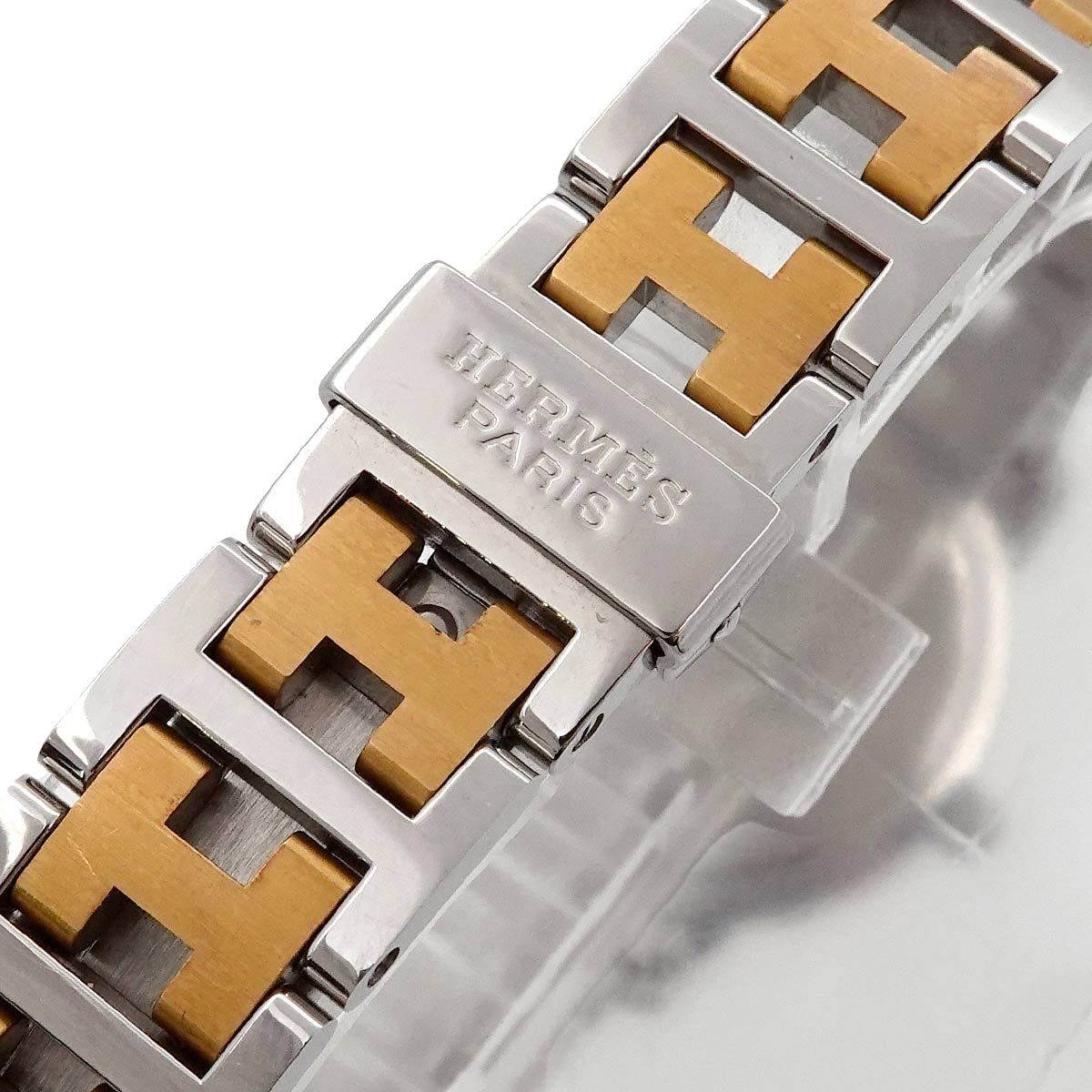 エルメス HERMES クリッパー コンビ CL4 220 レディース 腕時計