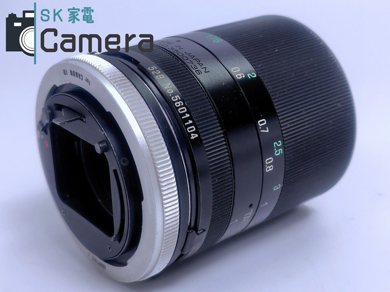 Canon - 【中古】 TAMRON SP 90ｍｍ F2.5 TELE MACRO BBAR MC 52B キャノンFD用 タムロン ジャンク 中古】 TAMRON SP 90mm F2.5 TELE MACRO BBAR MC 52B キャノン
