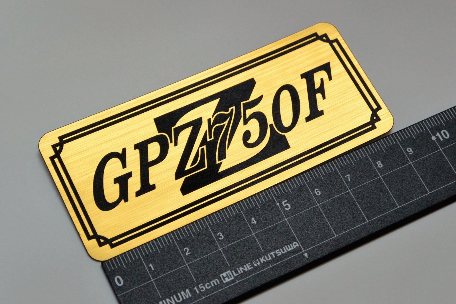 B-69-1 GPZ750F -2 金/黒 オリジナル ステッカー Z750FX KZ550J Z750GP GPZ400F Z2 MK2 XJ  XJR CB750F サイドカバー カウル カスタム 外装 タンク スイングアーム 等に - メルカリ