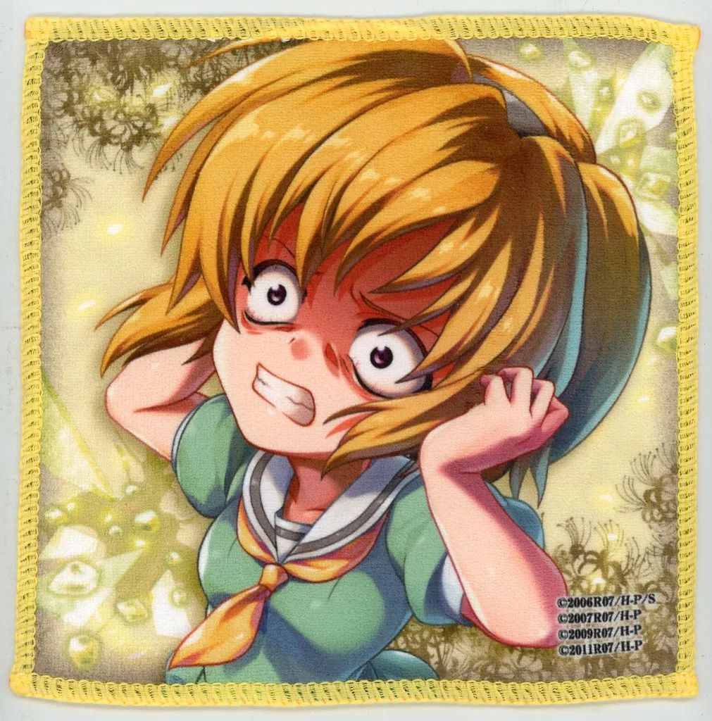 ひぐらしのなく頃に　手ぬぐい ひぐらしのなく頃に手ぬぐい