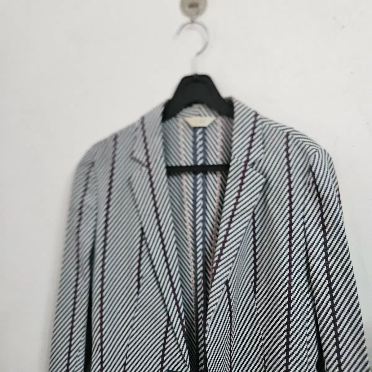 タイム ストライプ パータン ジャケット