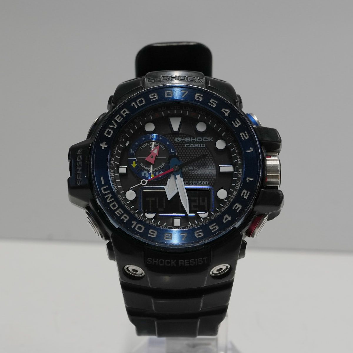 ガルフマスター GWN-1000B 完動品｜電波ソーラー・方位/気圧/温度センサ GWN-1000B-1BJF | CASIO