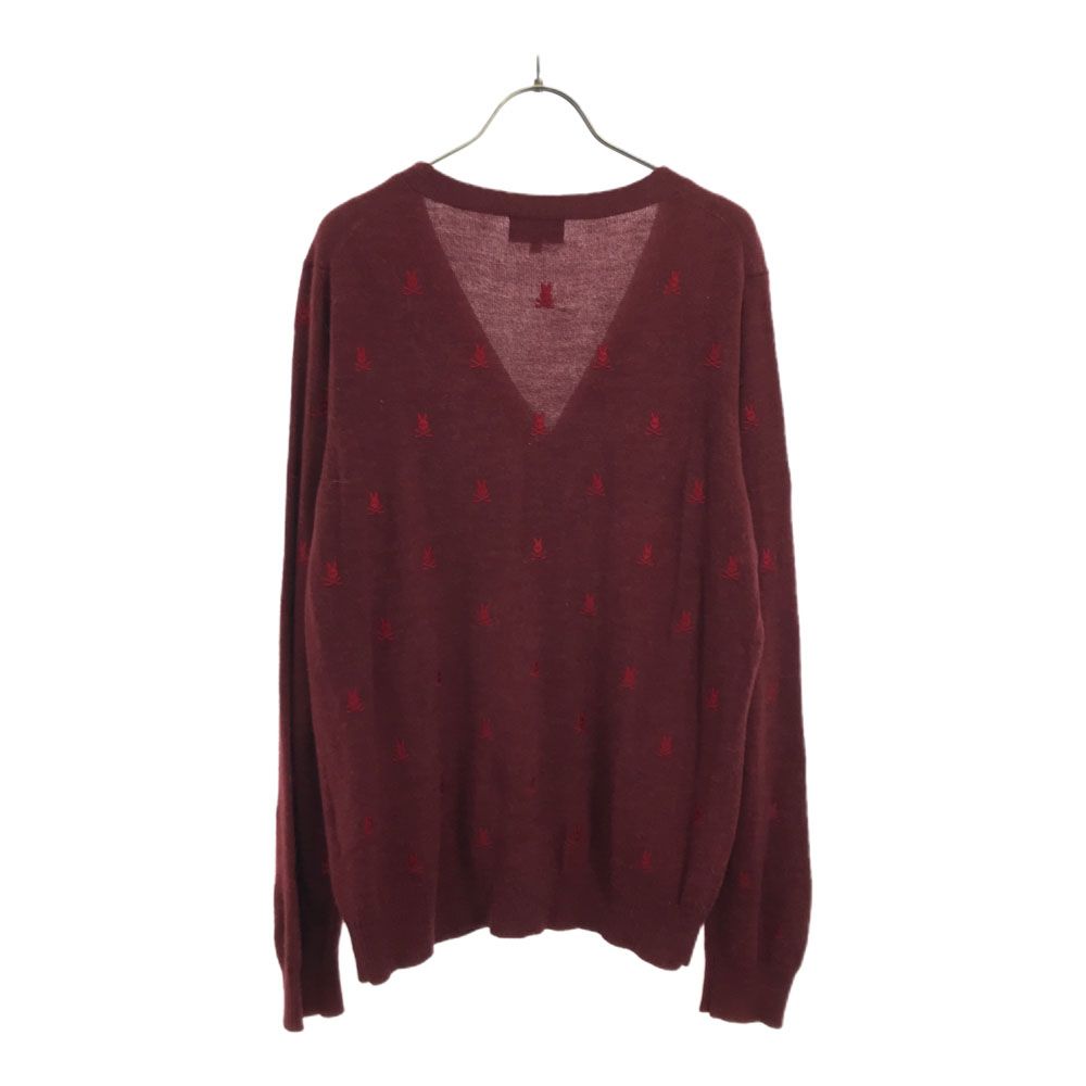 パーリーゲイツ ウールブレンド ゴルフ 長袖 Vネック ニット