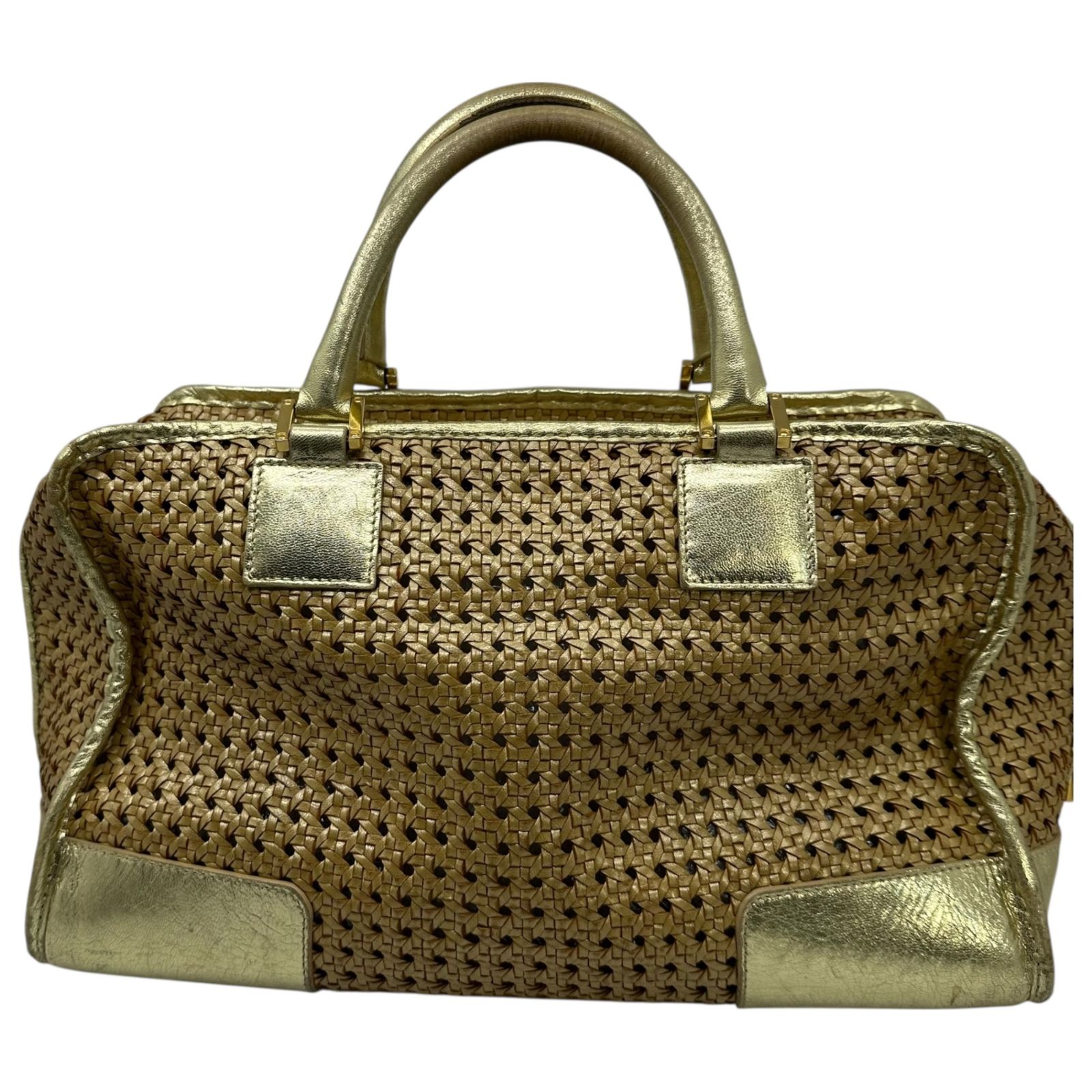 LOEWE(ロエベ) AMAZONA36 Gold Mesh Bag アマソナ 36 ゴールド 