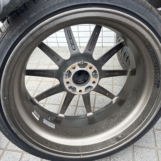 ハイペリオンCVX 19インチホイール MLJ ハイペリオン CVX 19インチ 8.5J 35/45 5-114.3 ホイール1本