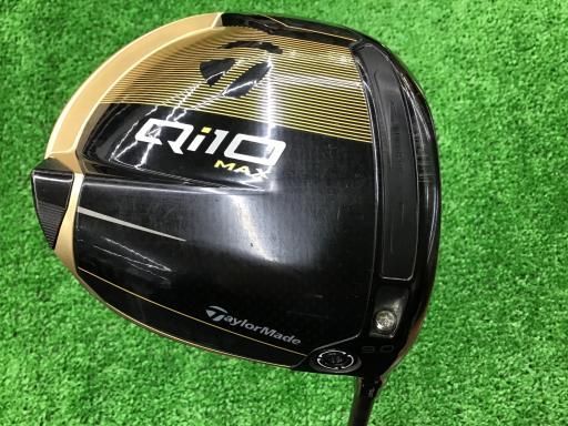  テーラーメイド Qi10 MAX Designer Series BLACK/GOLD  9 ドライバー DR 純正特注シャフト (フレックスS) メンズ 男性用 右利き 右用 Cランク ゴルフクラブ