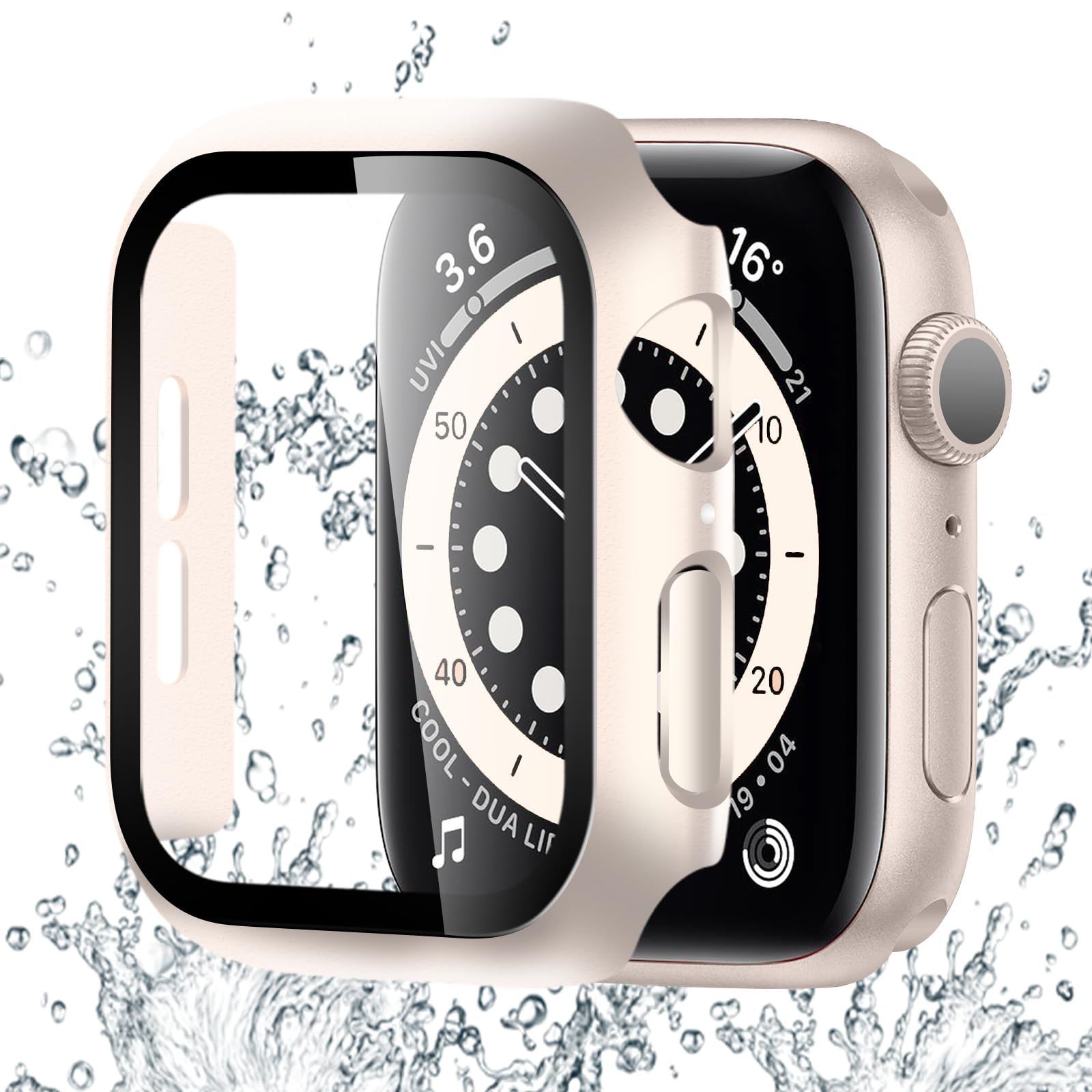 新着商品】【2枚 防水モデル】BELIYO Apple Watch ケース 49mm 45mm