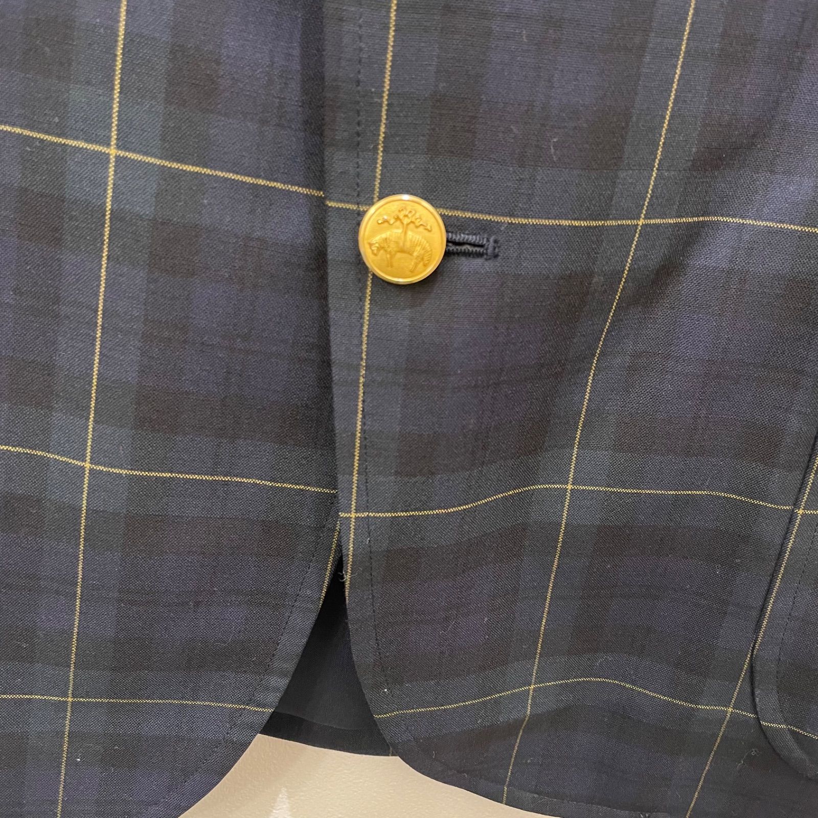 Brooks Brothers テーラードジャケット タータン柄 金ボタン M Brooks Brothers 金ボタン ウール テーラードジャケット - メルカリ