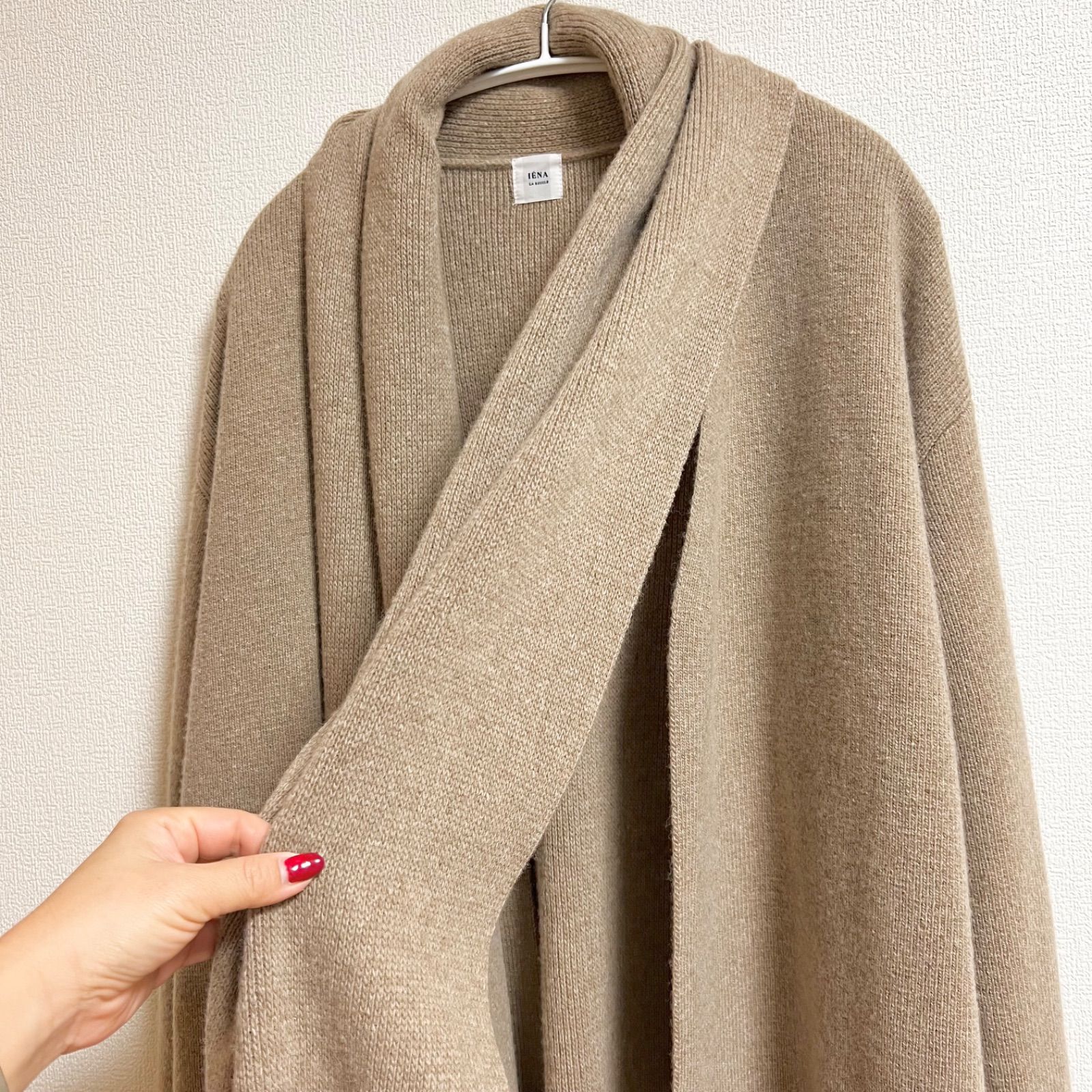 IENA LA BOUCLE Caスーパーファインメリノハーフミラノコート☆美品 
