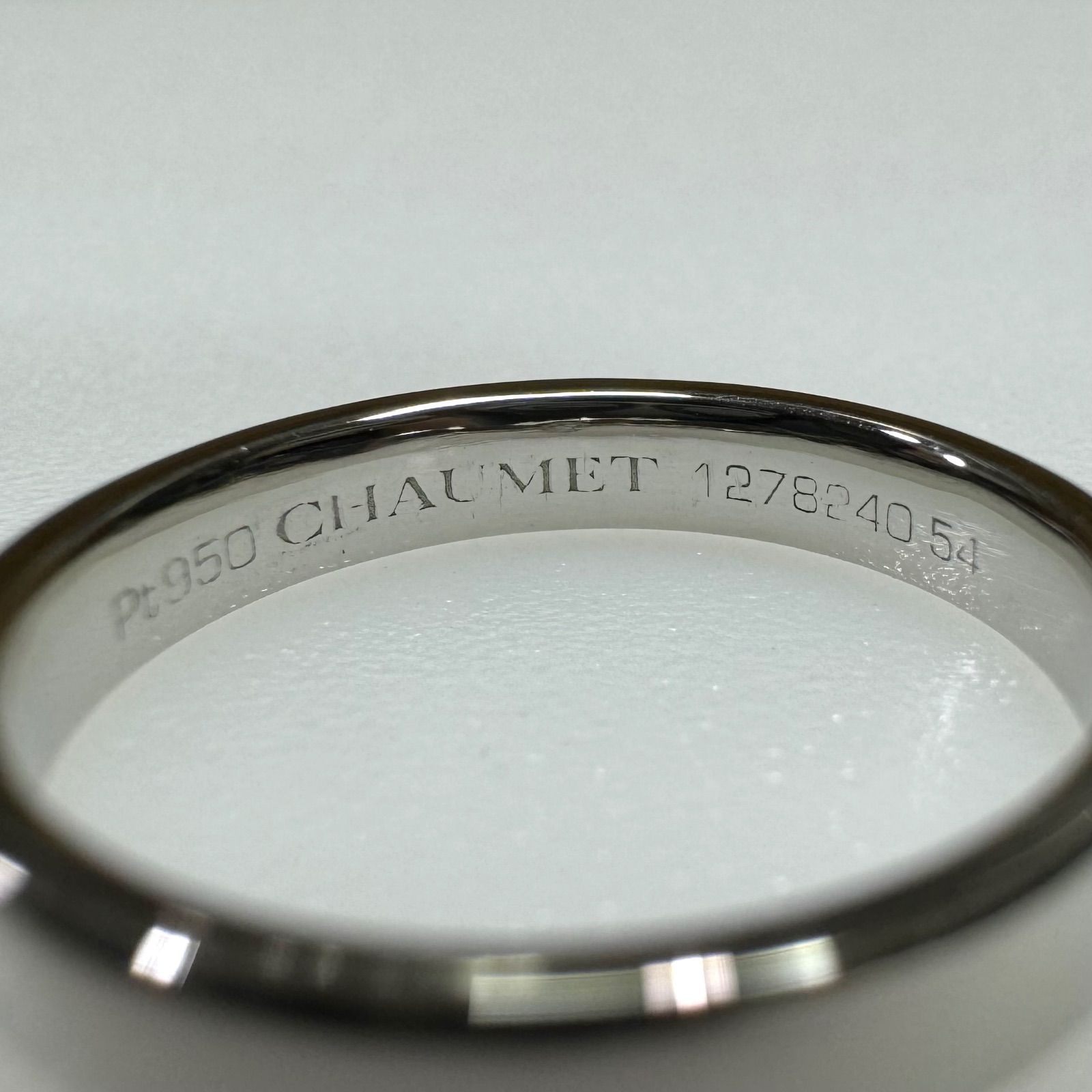 CHAUMET エターナル　ドゥ　ショーメ　リュバン　pt950 結婚　指輪 Les Éternelles de Chaumet 「エターナル ドゥ ショーメ