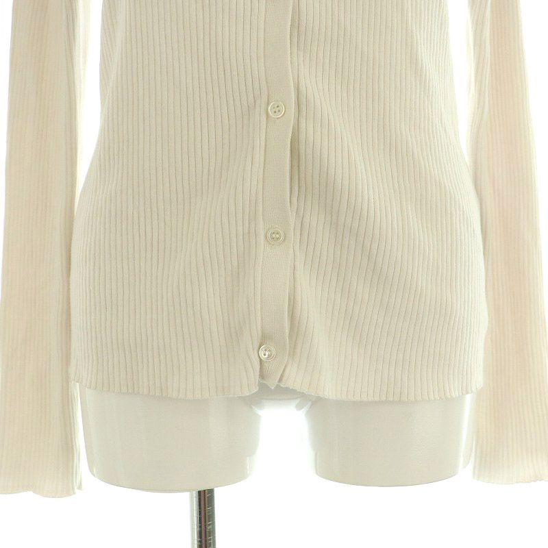 セオリー Theory 23SS Steady Cotton Crew Neck Cardi リブ