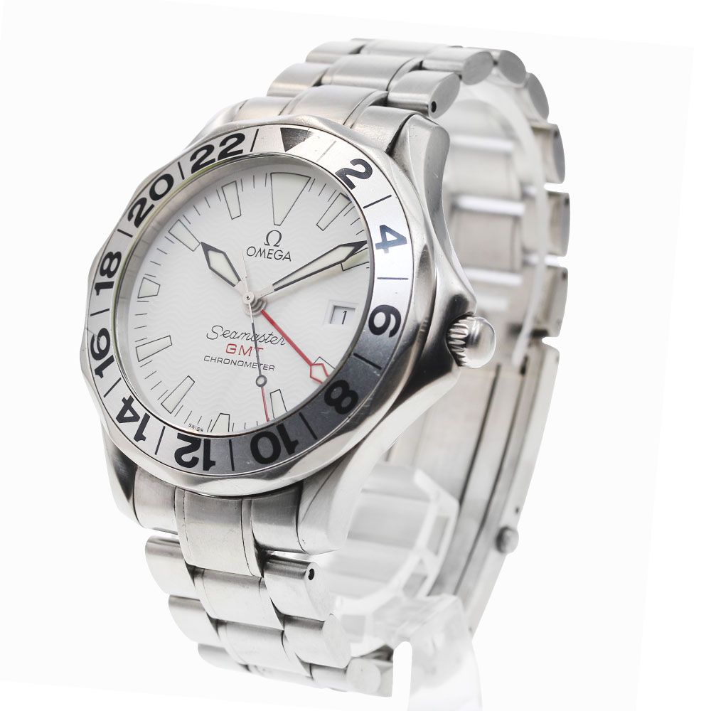 依頼品 オメガ OMEGA 2538.20 シーマスター300 GMT デイト 自動巻き