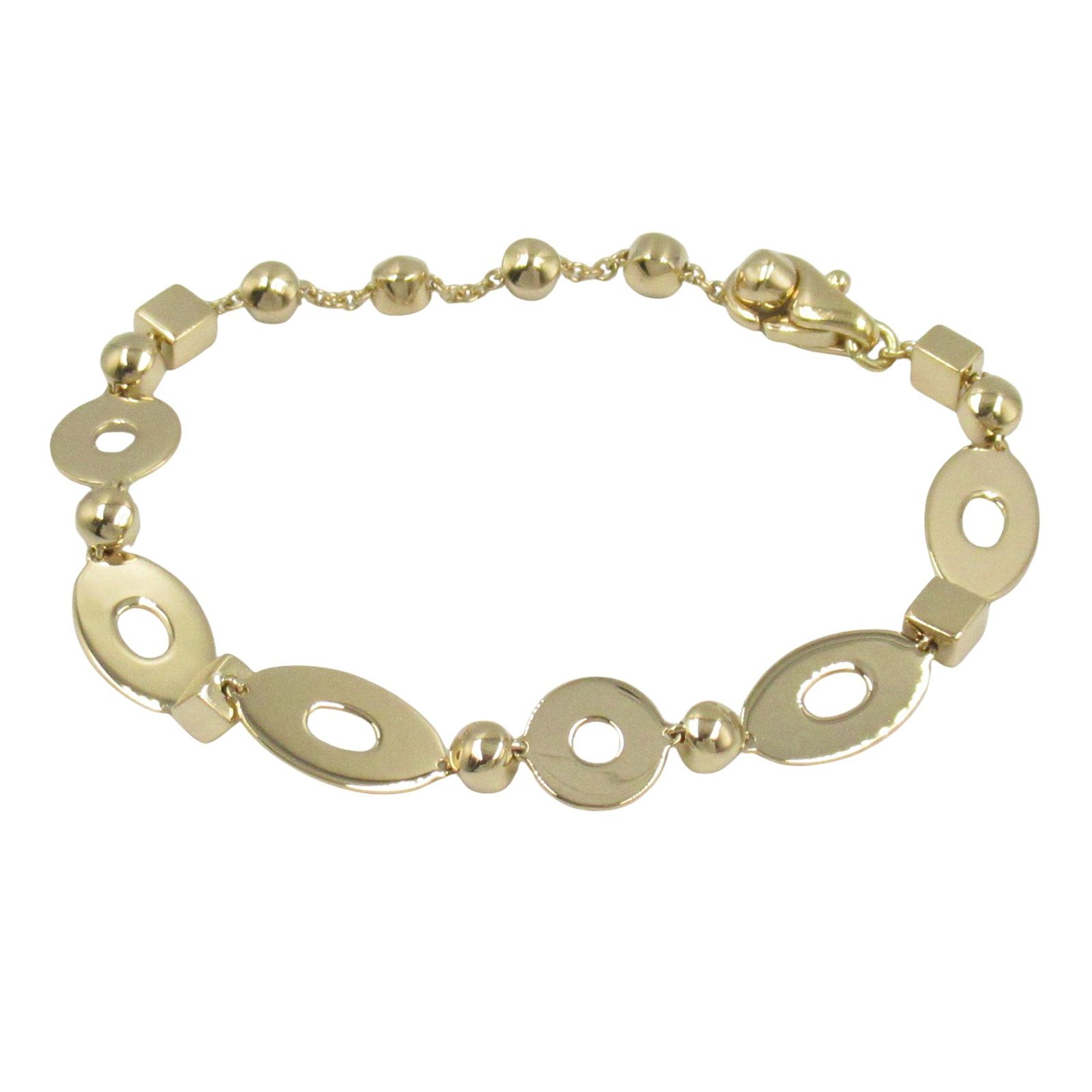 ブルガリ BVLGARI ブレスレット ルチアブレスレット 腕回り15～18.5cm K18 イエローゴールド ルチアブレスレット ユニセックス Used A
