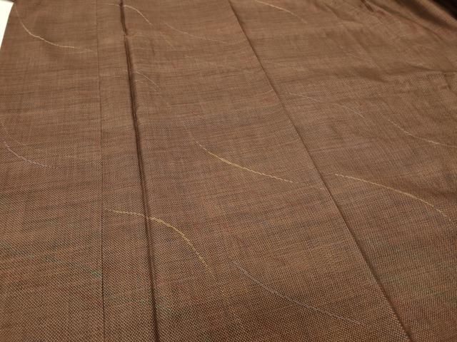 平和屋着物□上質な紬 霞文 正絹 逸品 BAAM0287bs