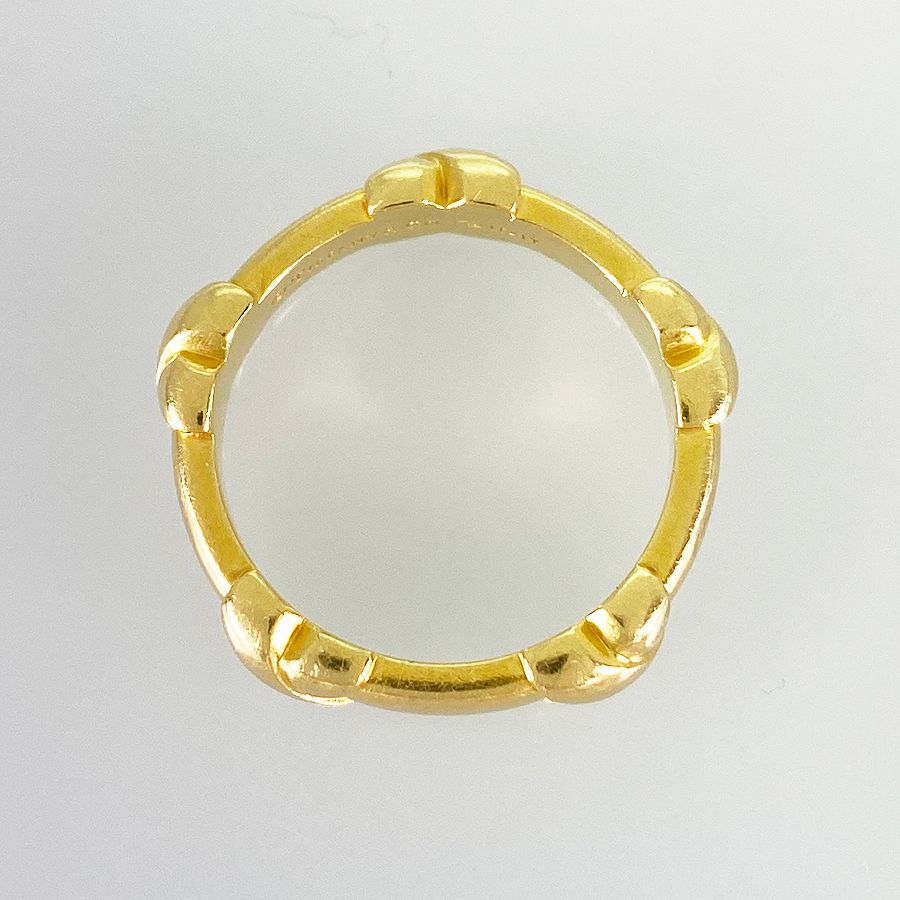 ティファニー TIFFANY&Co. シグネチャー クロス K18YG 14号(54