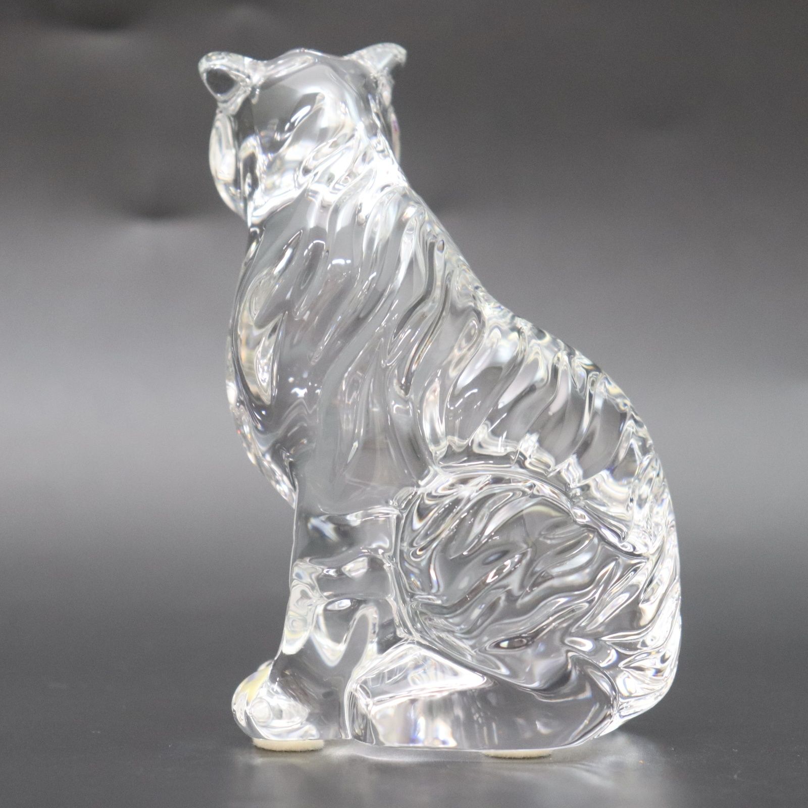 （未使用品）バカラ 干支 虎 クリスタルガラス 置き物 オブジェ 付属品完品 バカラ クリスタル 干支 寅 トラ ミニマルズタイガー 虎 クリア