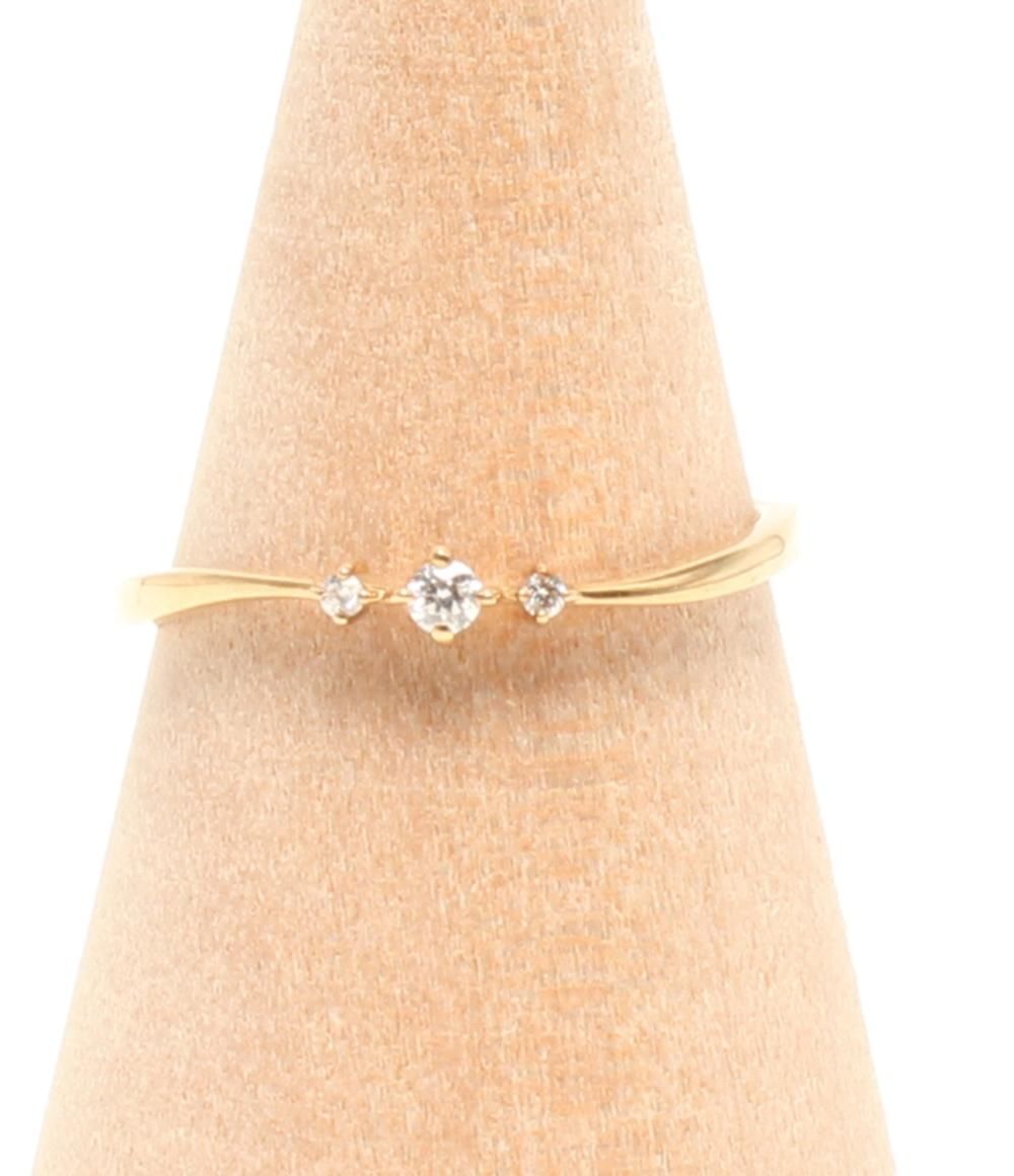 美品 ヴァンドームアオヤマ リング 指輪 K10 ダイヤ 0.04ct