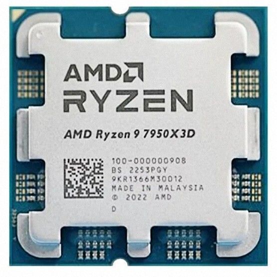 AMD Ryzen 9 7950X3D 4.2GHz 5.70 Turbo 16 Core L3 Desktop Socket AM5