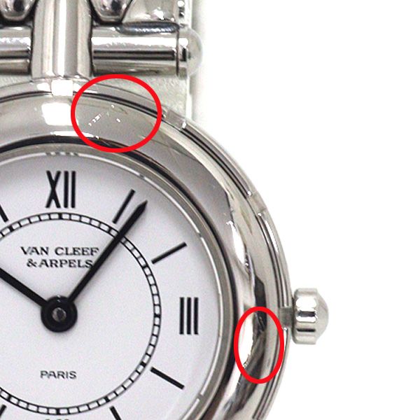 ホワイト文字盤 クォーツ