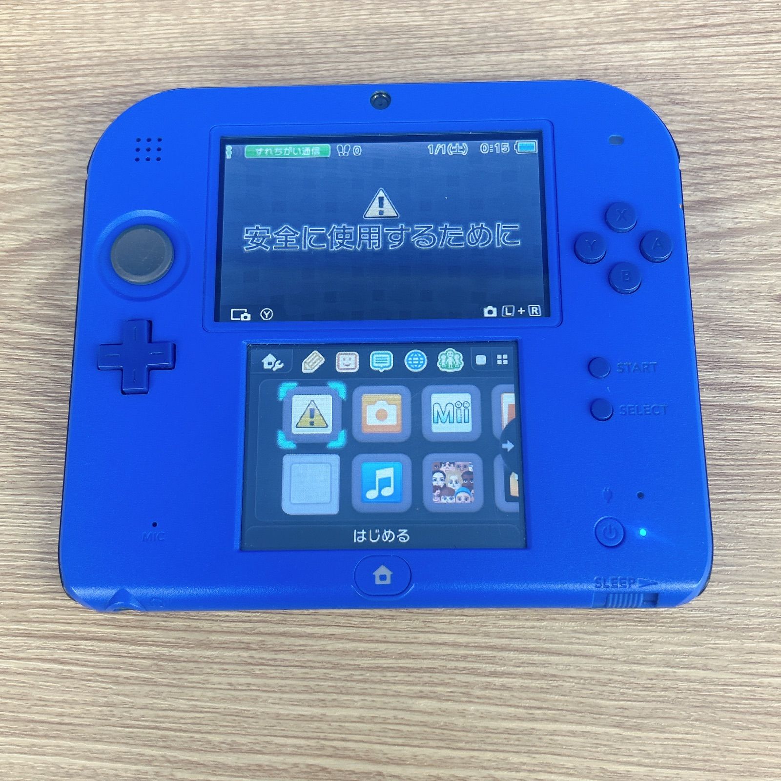 通電 済 Nintendo 2DS ブルー ゲーム機本体 1
