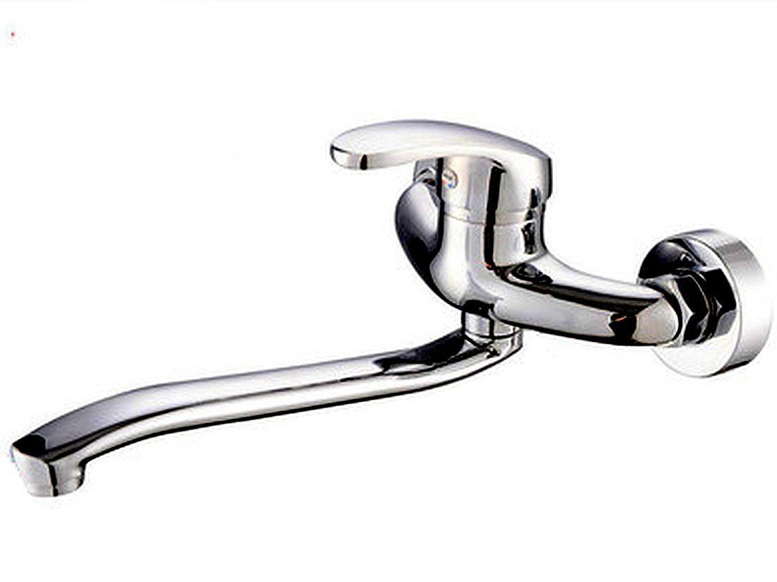 人気商品 キッチン用 壁付 シングルレバー System ライフシステム 混合水栓 スポウト長さ 250mm 台所 Life 流し台 水道 蛇口 SK100