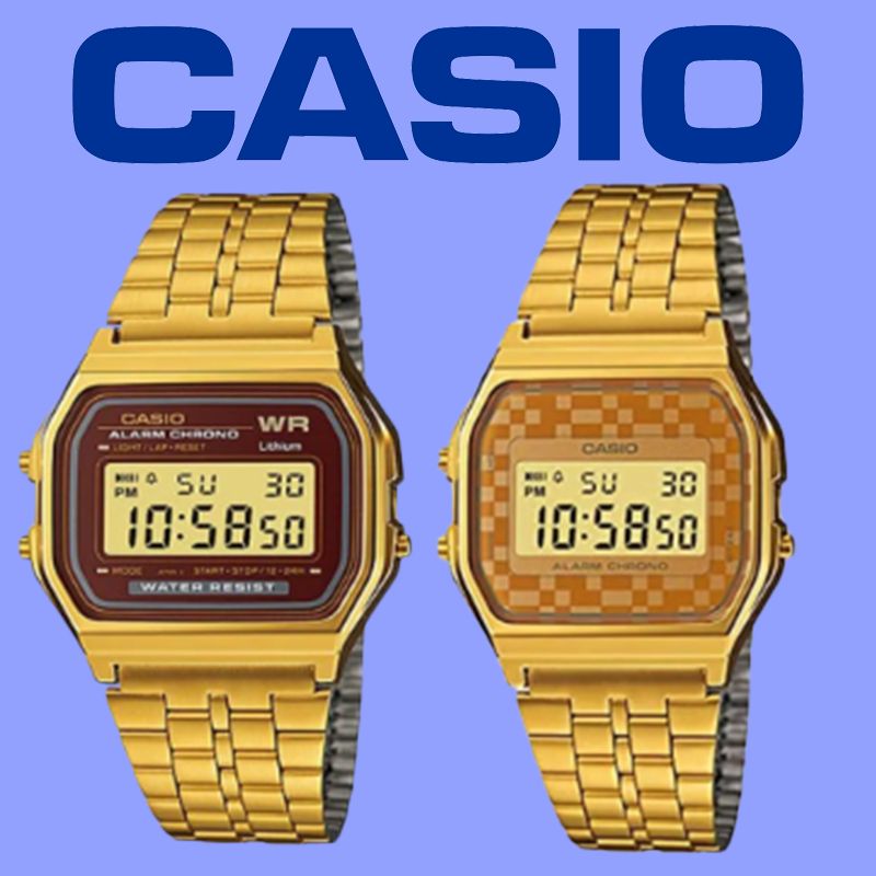 CASIO 金色時計