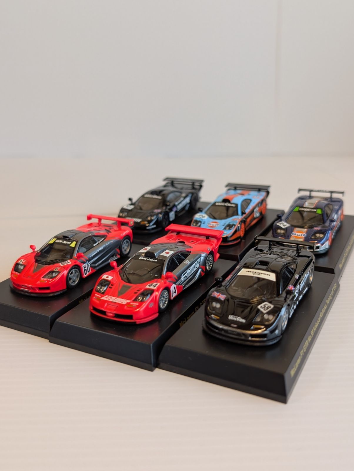 6台セット 1|64 京商サークルKサンクス ミニカーコレクション マクラーレンF1GTR