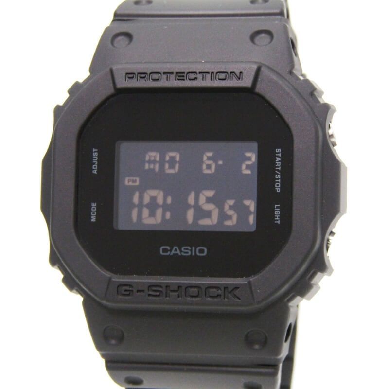 CASIO G-SHOCK Gショック DW-5600UBB-1ER ソリッド ズ 並行輸入 海外モデル デジタル スクエア オールブラック 28010136