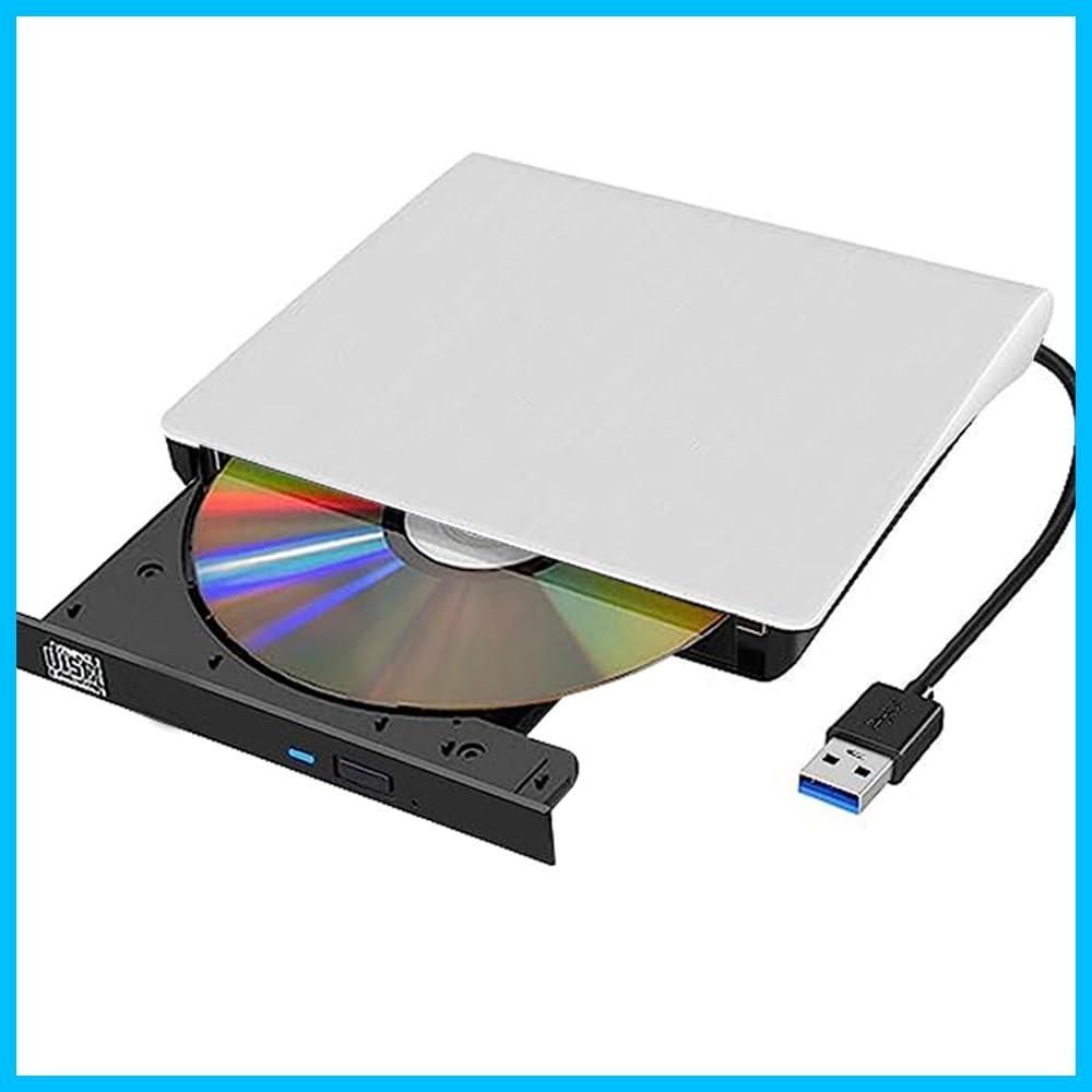 DVDドライブ CDドライブ usb ポータブルドライブ USB3.0 外付け CD DVD