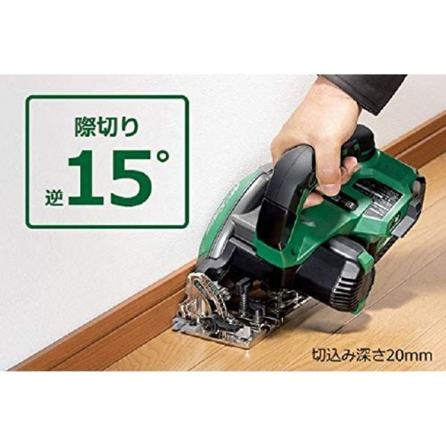 HiKOKI ハイコーキ コードレス丸のこ マルチボルトシリーズ 125mm 急速充電器 ケース付 C3605DB XP