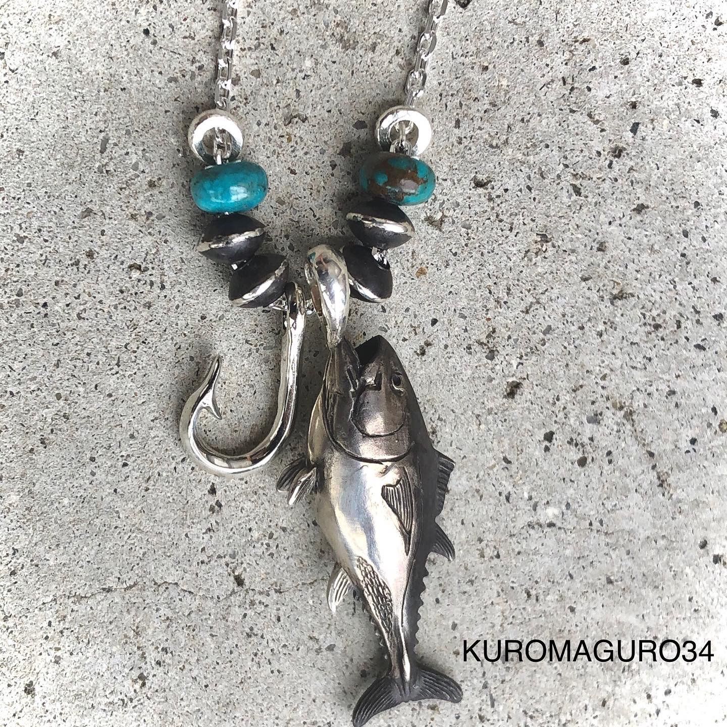 ネックレスセット 六丸屋 ターコイズ 釣り バス釣り ロッド リール ルアー