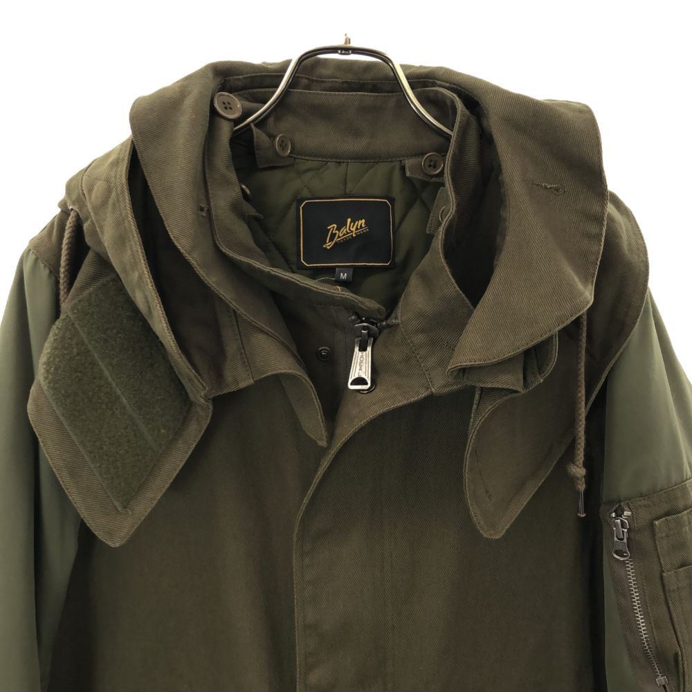 バーリン Thinsulate 長袖 モッズコート M カーキ系 Balyn ミリタリー 