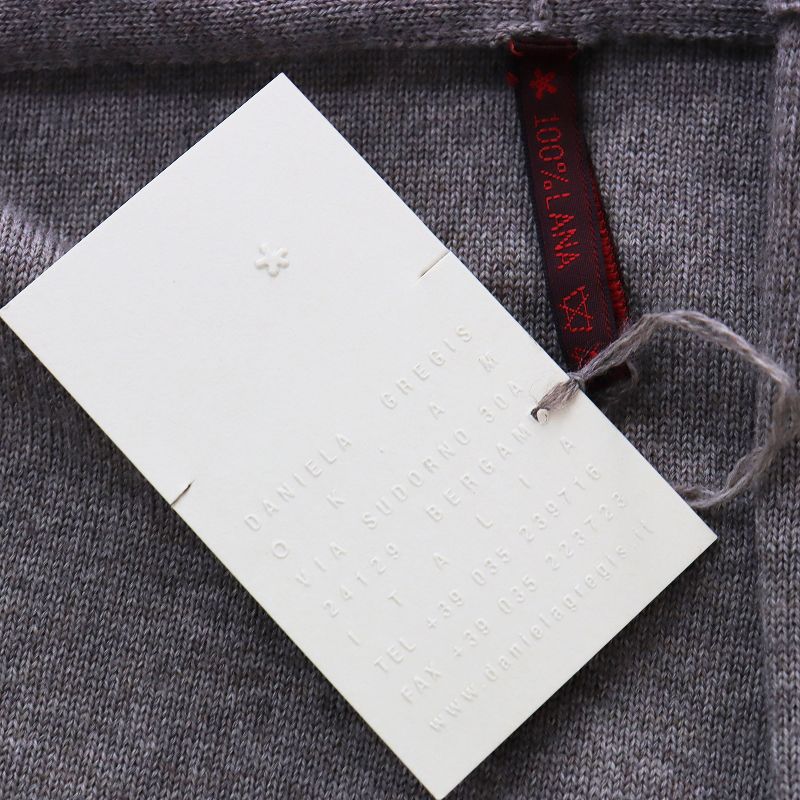 ダニエラグレジス DANIELA GREGIS 極美品 ウールニットボレロカーディガン/モカ ブラウン系 羽織り カシュクール【2400013469418】 ダニエラグレジス DANIELA GREGIS 極美品 ウールニットボレロ