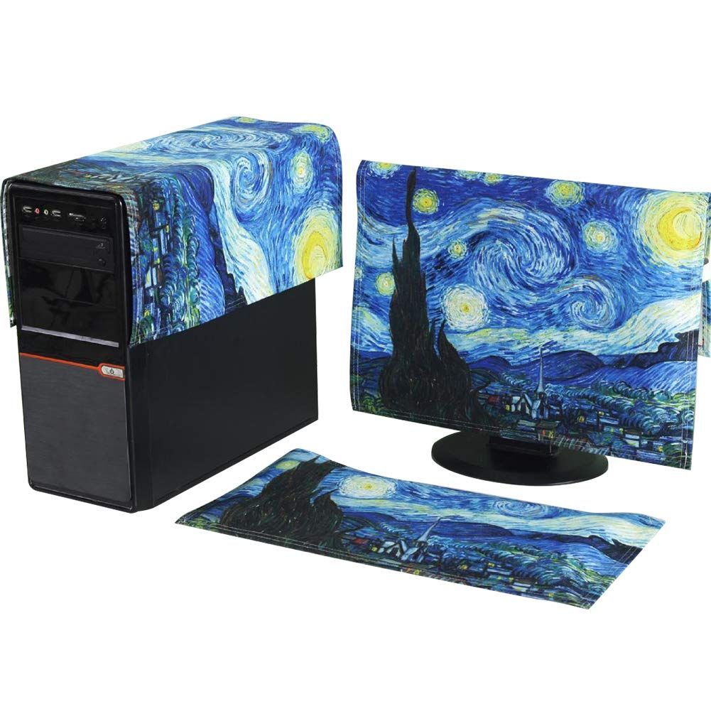 ディスプレイ キーボードカバー PCカバー 防塵 保護 セット 液晶