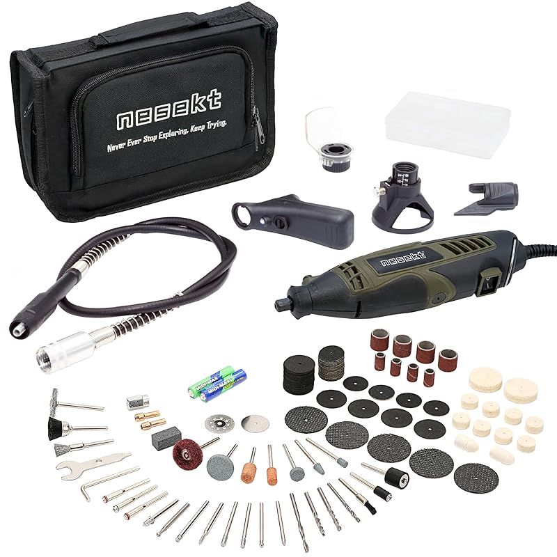 ネセクト ミニルーター リューター 148点 フルセット AC100V 彫刻 穴あけ 研磨 切断 切削 汚れ落とし 日本 企画品 0