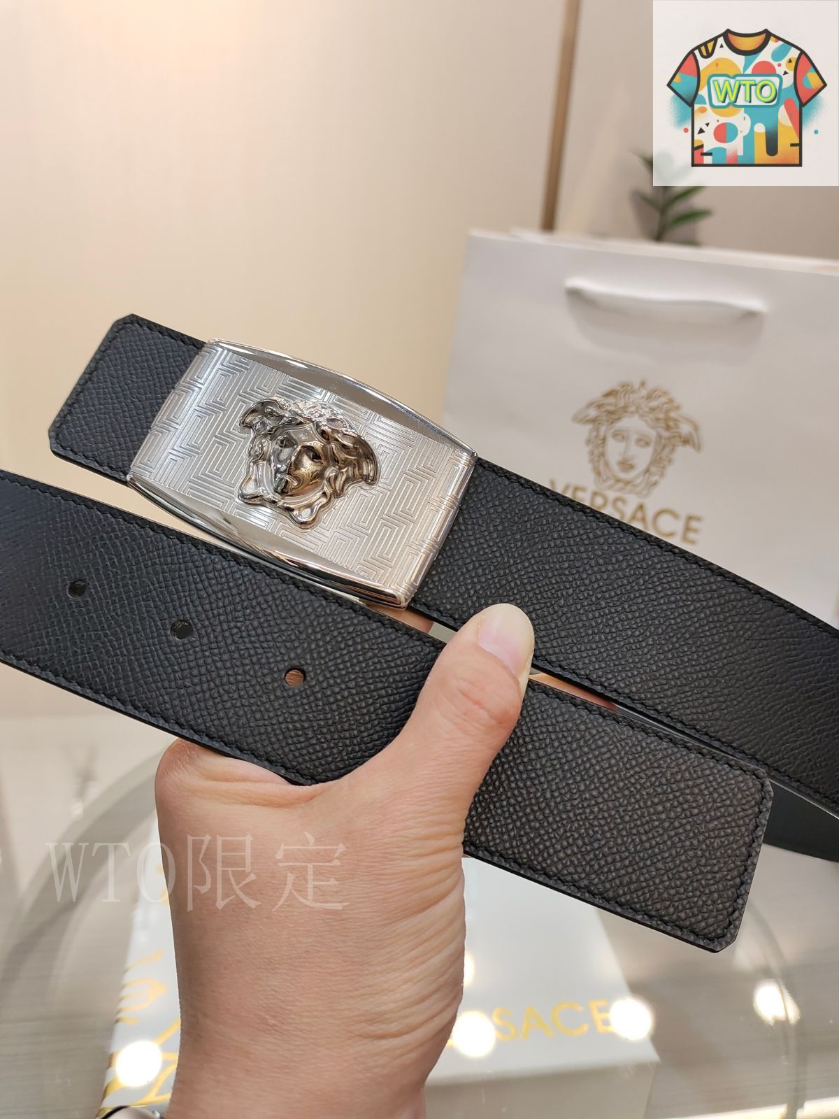 Versace ヴェルサーチ y2k レザーベルトarchive vintage 46942208VQ_14_f.jpg