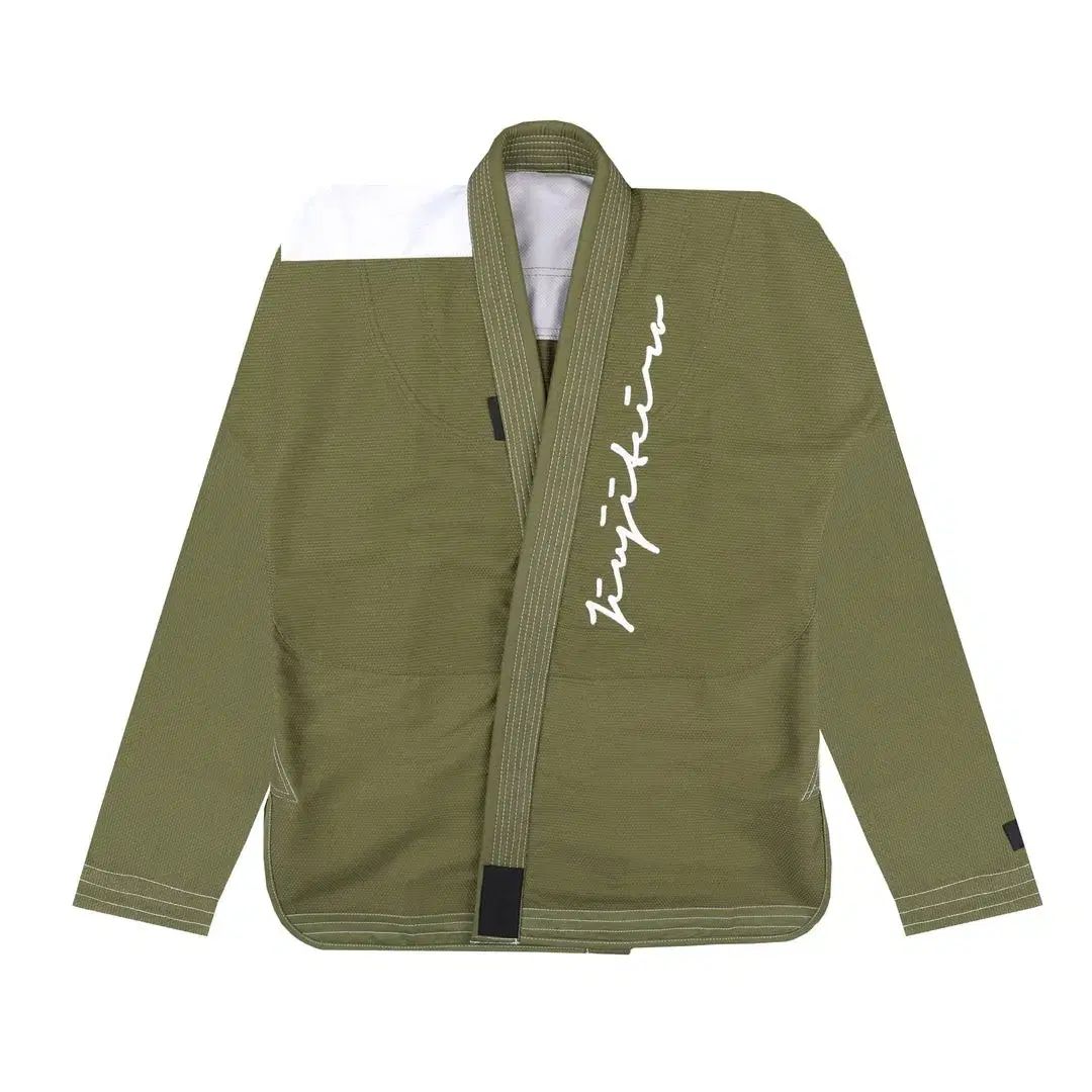 柔術として ブランド 掃く 450 オリーブ 柔術 Jiu-Jitsu 胴着