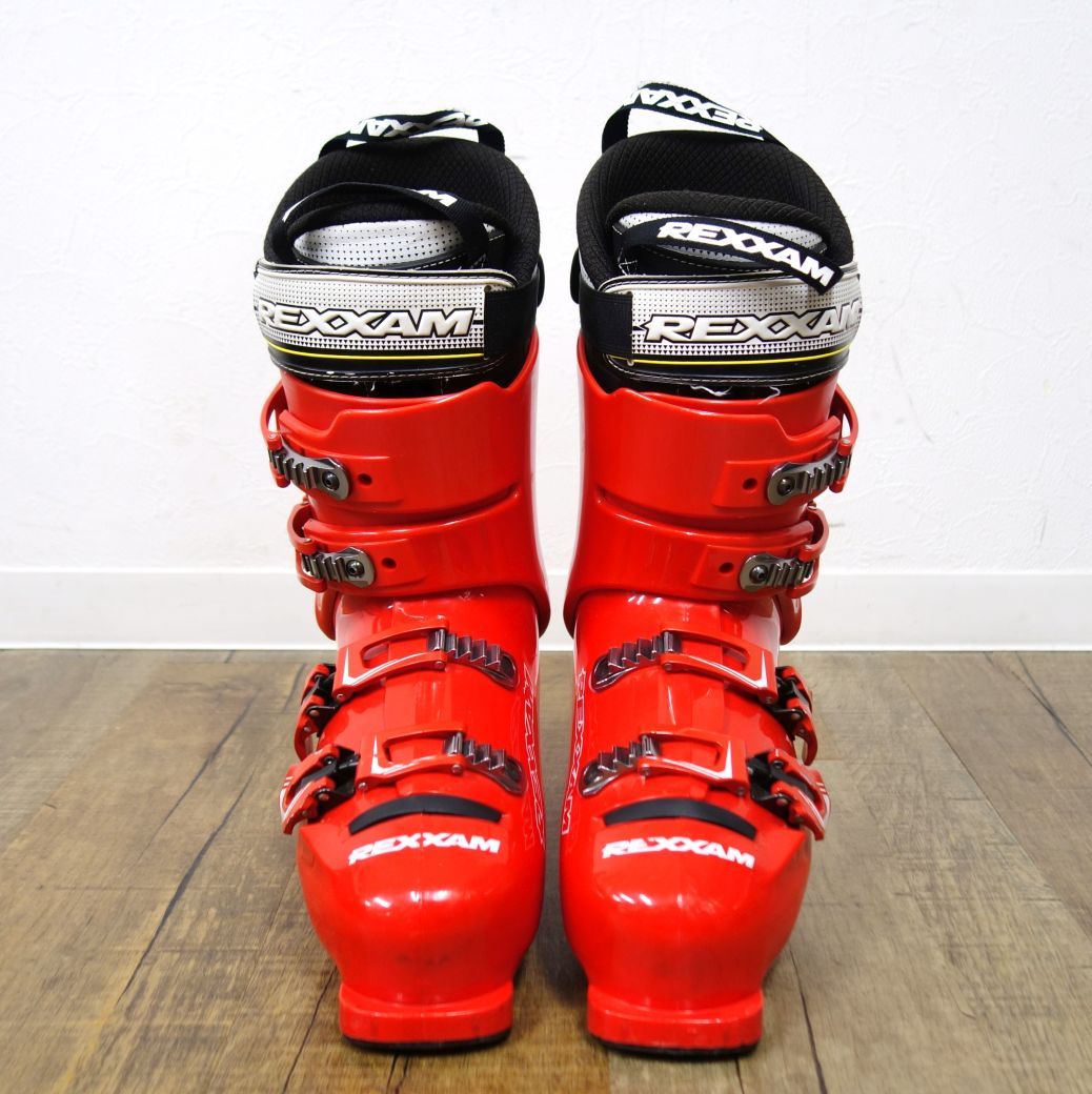 美品 レグザム REXXAM MAX 100 BX-S17 RED 27cm 313ｍｍ スキーブーツ 17-18年モデル 中上級モデル ゲレンデ アウトドア 美品 レグザム REXXAM MAX 100 BX-S17 RED 27cm 313mm スキー