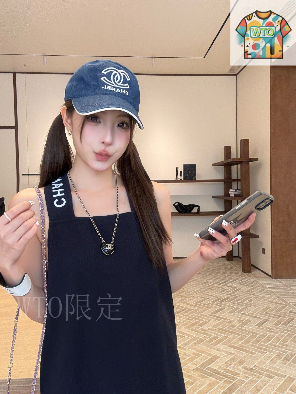 今日特価】Chanel 新款 ヴィンテージ風ロングワンピース-2-WTO