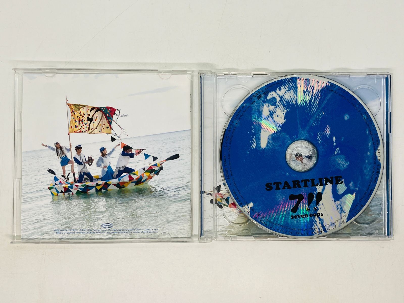 CD+DVD seven oops STARTLINE 7 / セブンウップス スタートライン / 帯
