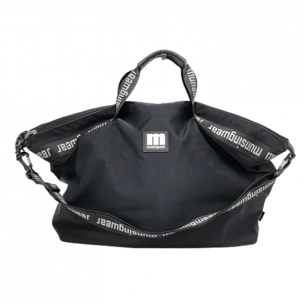 中古 ムータ muta ボストンバッグ ブラック ゴールド クリアBIGトート