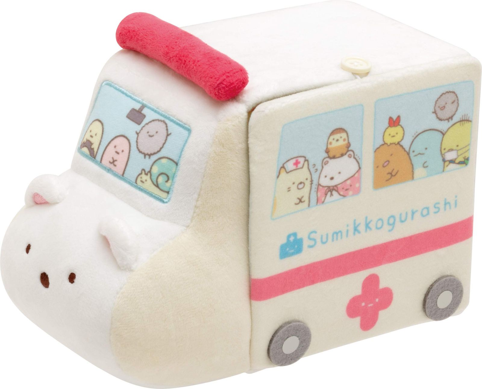 サンエックス すみっコぐらし すみっコぐらしコレクション おしごとごっこシリーズ シーンぬいぐるみ MY54101 [救急車] [シーンぬいぐるみ]