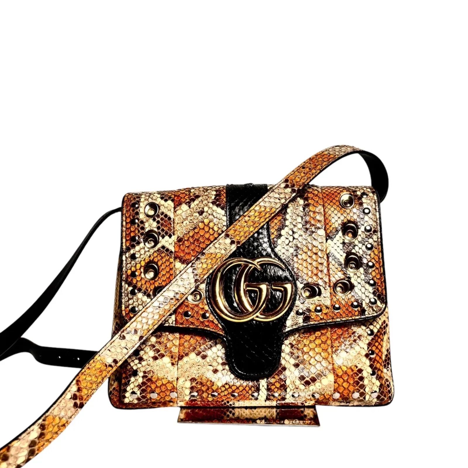 ✨激レア✨ GUCCI グッチ アリー マーモント パイソン ショルダー 