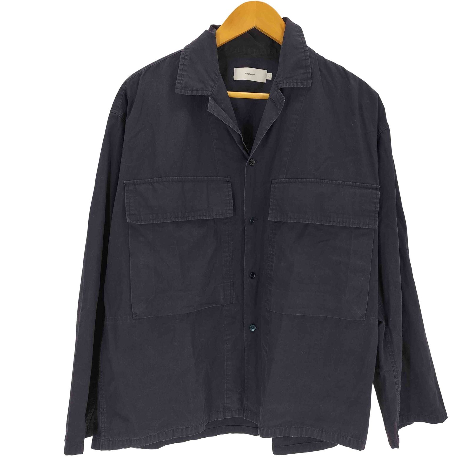 グラフペーパー Graphpaper 19SS STEVENSONS MILITARY SHIRT メンズ JPN 2