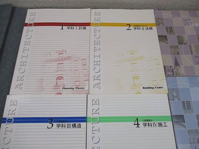 日建学院 2級建築士学科受験テキスト 学科I～IV/問題解説集/