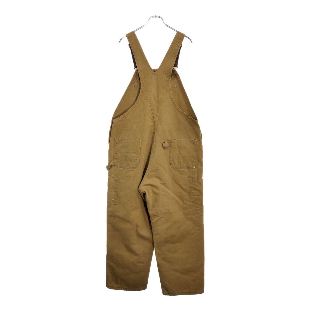 カーハート USA オーバーオール ダブルニー ダック地 ブラウン 40×32 90年代 USA製 Carhartt カーハート ダック ダブルニー ビブ